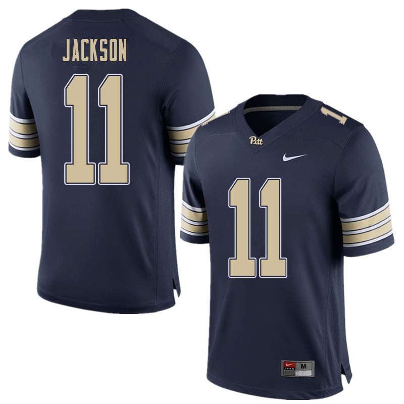 Men #11 Dane Jackson Pittsburgh Panthers College Football Jerseys Sale-Home Blue